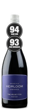 Heirloom Vineyards Velvet Fog Pinot Noir