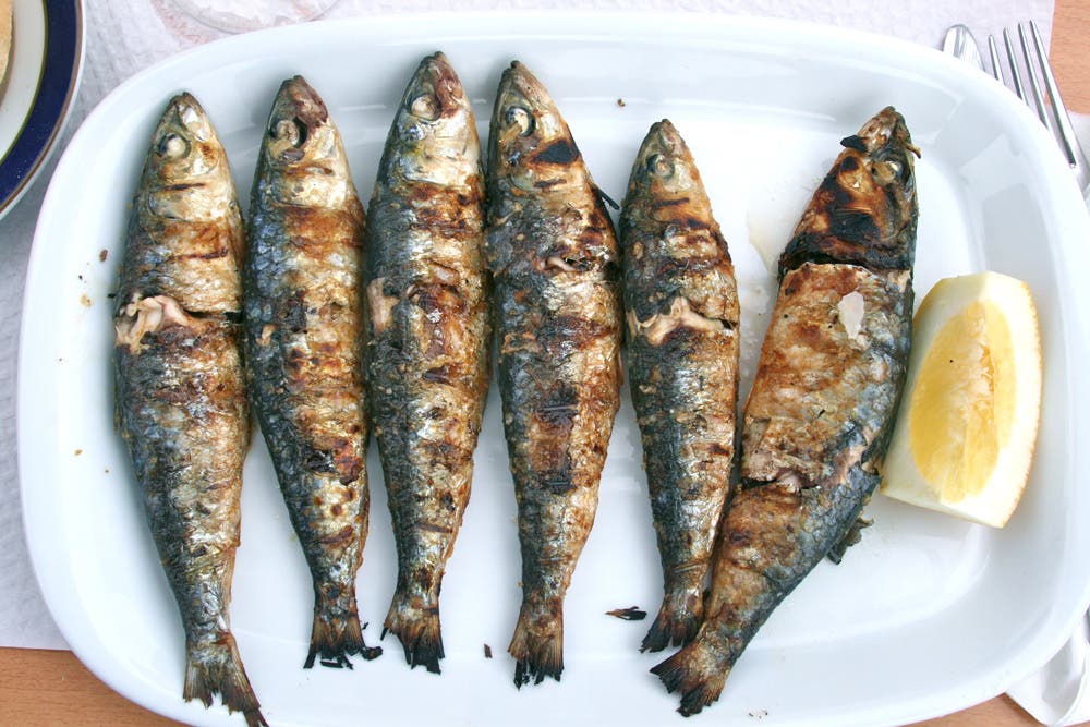 Charred Sardines with Lemon, Parsley & Garlic