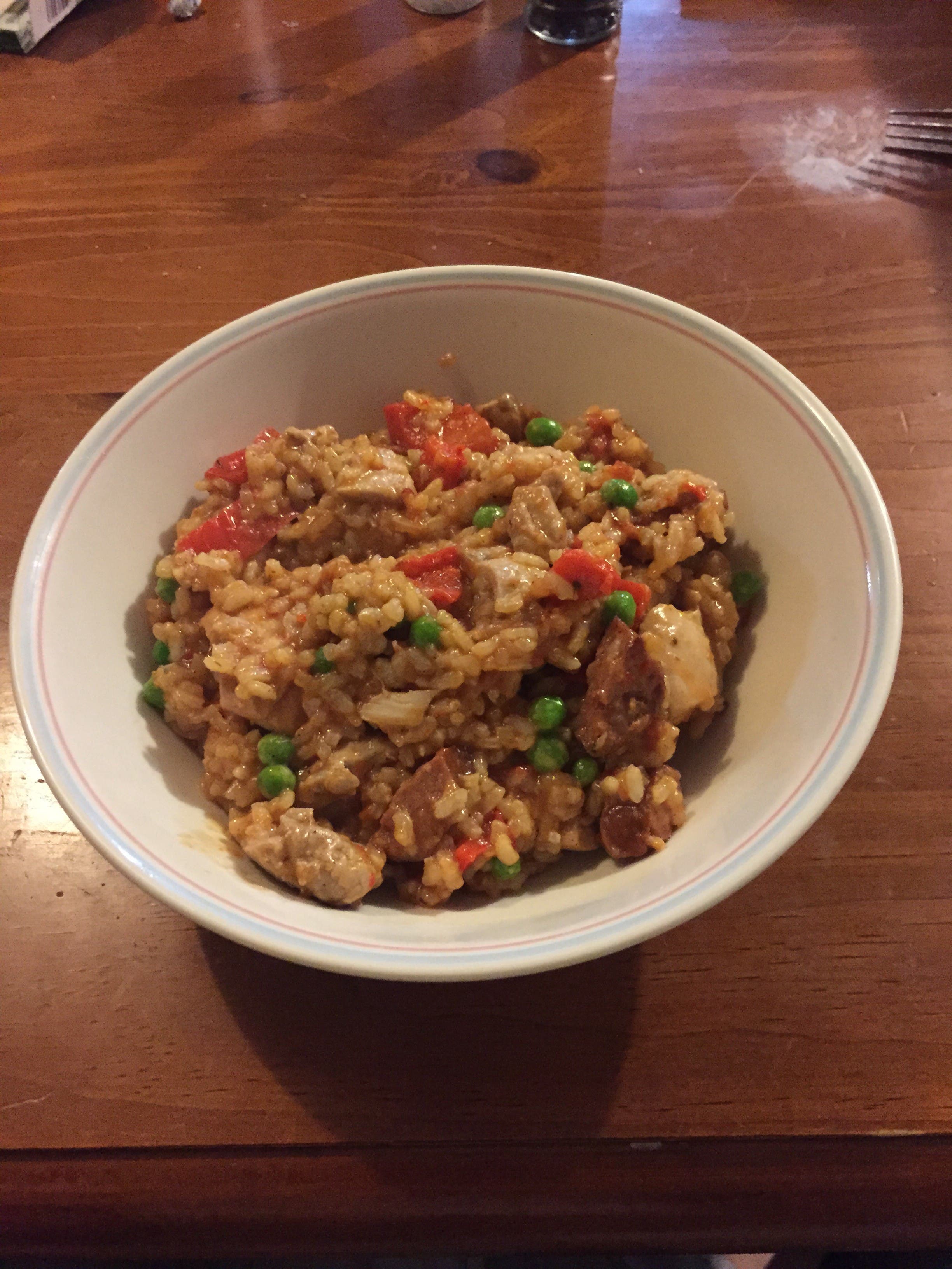 Dan's Easy Chicken and Chorizo Risotto