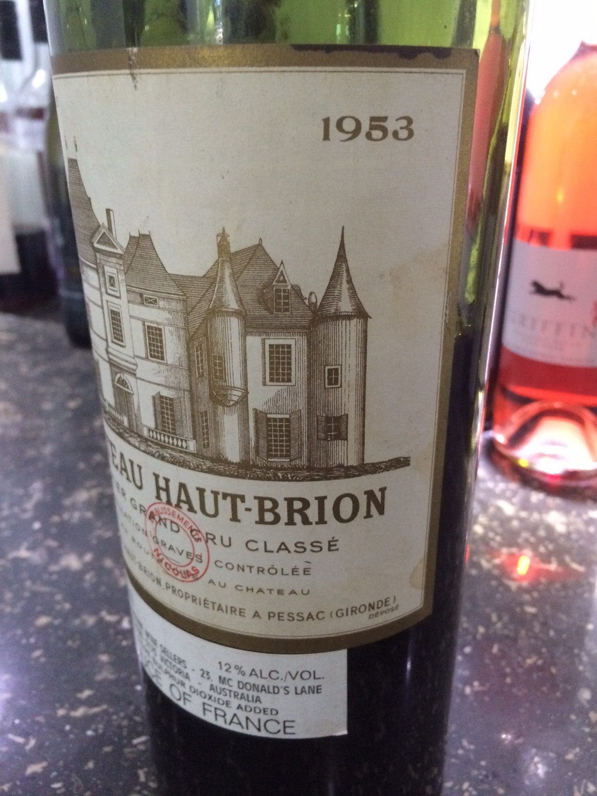 Getting to Know Matt: Dreaming of a Chateau Haut Brion 1953..