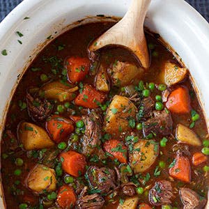 Slow Cooked Stew - Beef Cheeks and Kangaroo in Red Wine